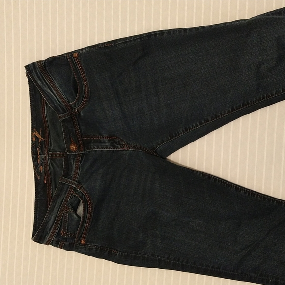 Seven 7 Women Dark Blue Jeans - Picture 2 of 11